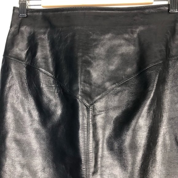TRADITIONAL TRENDS Genuine Leather Pencil Skirt - Picture 7 of 13